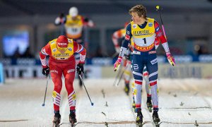 Лучший норвежский лыжник уже праздновал победу, но его объехал Большунов.