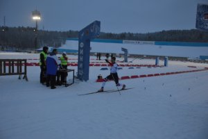 Спринт на Чемпионате области по лыжным гонкам