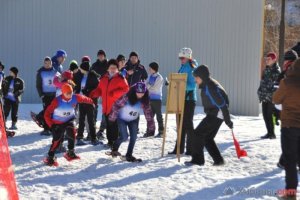 В Кандалакше соревновались в снегоступинге