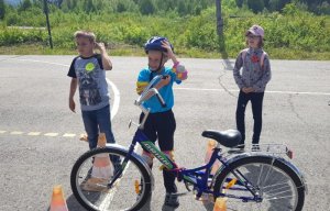 В Кандалакше соревновались юные велосипедисты