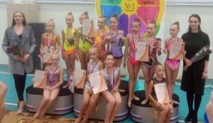 В Мончегорске соревновались юные гимнастки