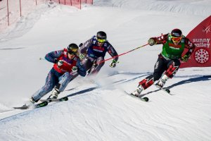 Международные соревнования по ски-кросс JUN FIS rase