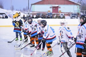Хоккейные встречи детских команд